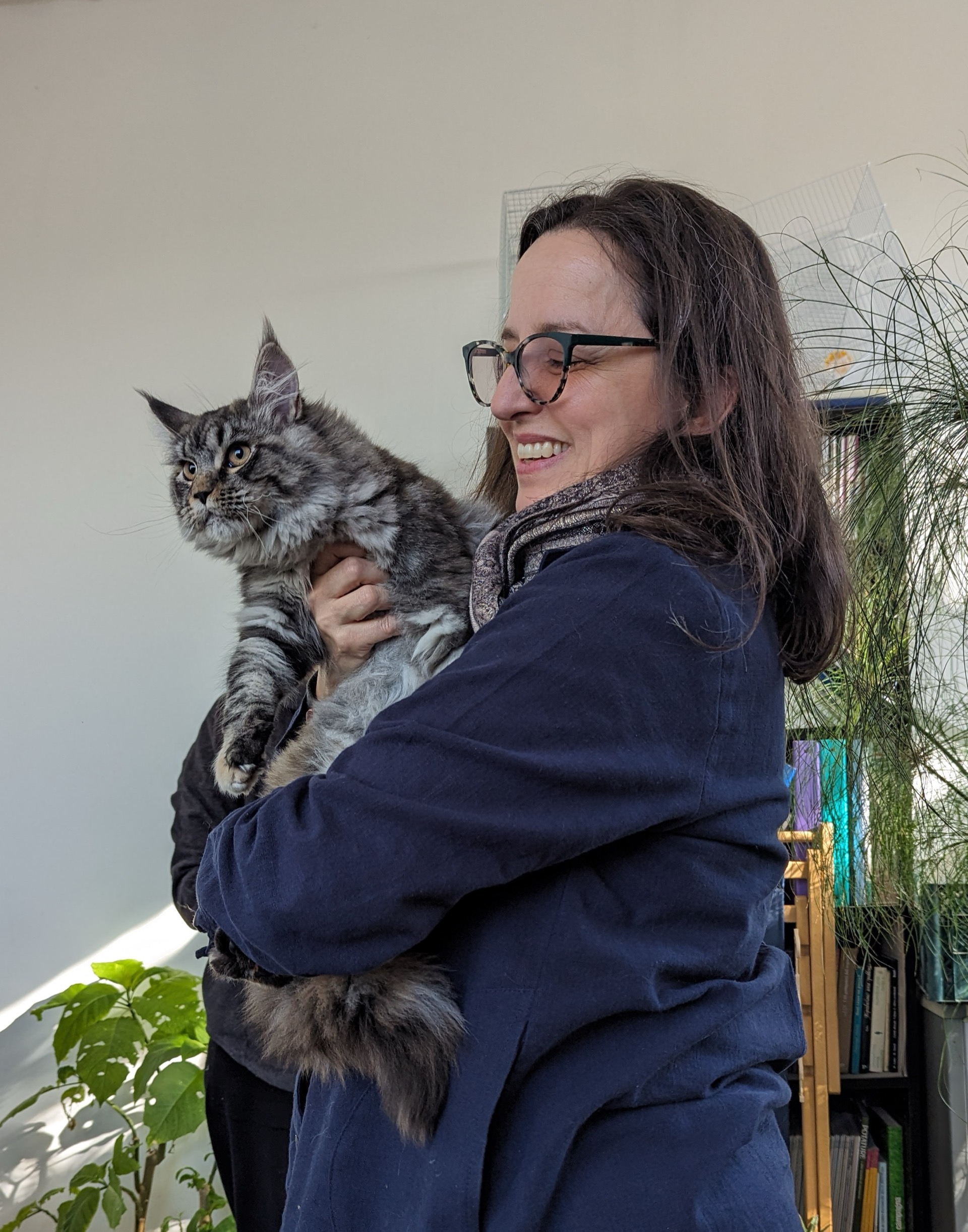 Maria Lee with Ross in Perugia, Italy